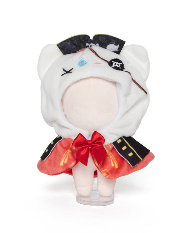 ぬい海賊ねこケープ10㎝/柄1
