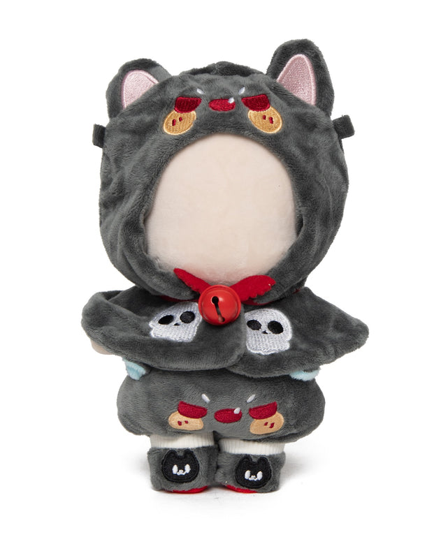 ぬい小悪魔ねこセット20㎝/グレー