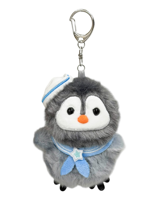 スターマリンペンギンぬいぐるみキーホルダー/ブルー