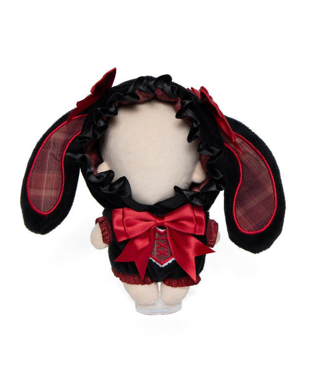 ぬいフリルうさぎ着ぐるみ12㎝/レッド