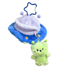 キミも乗ってく?スペースにゃんこぬいキーホルダー