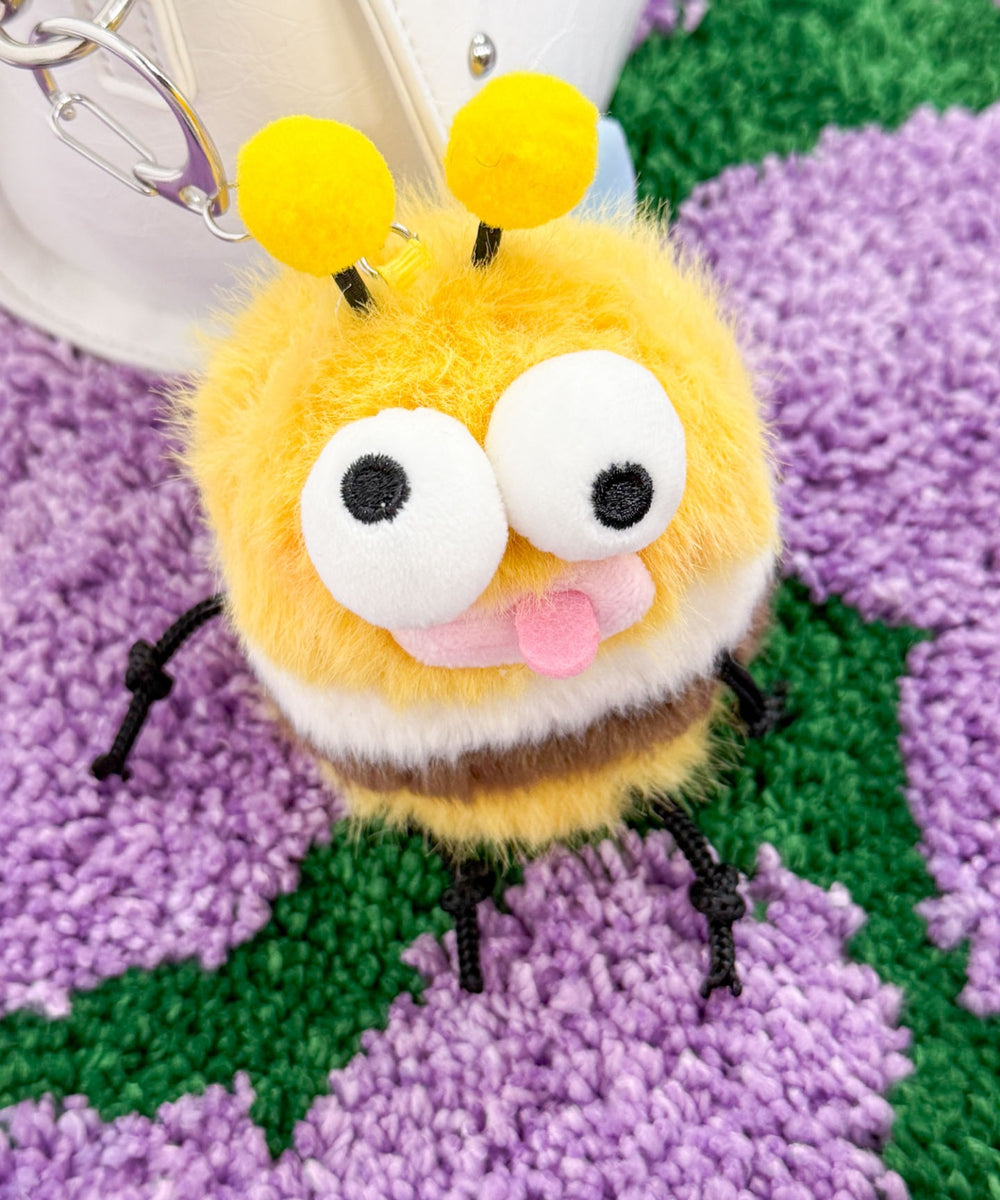 ぺろんちょみつばちぬいぐるみキーホルダー