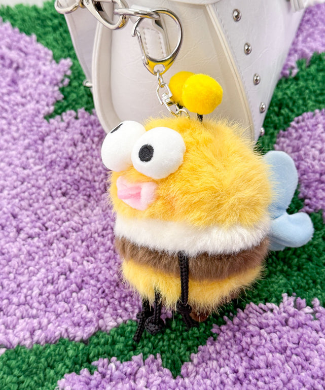 ぺろんちょみつばちぬいぐるみキーホルダー