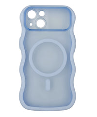 マットウェーブmagsafeiphoneケース(サックス)