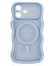 マットウェーブmagsafeiphoneケース(サックス)/柄3:iphone17