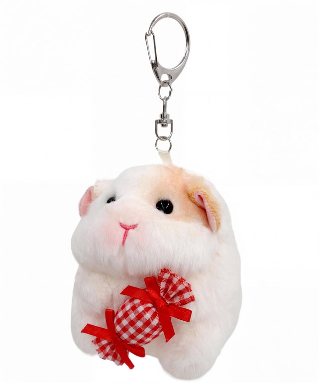 お届けキャンディハムスターぬいぐるみキーホルダー/レッド