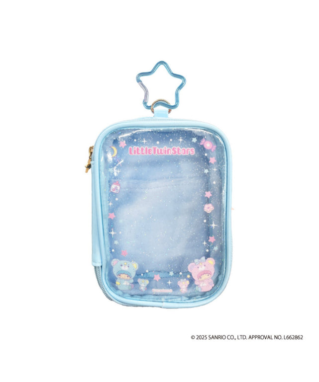 リトルツインスターズマルチポーチ/サックス（パフポフ）