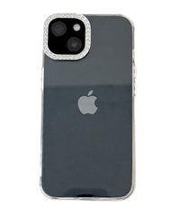 ビジューフレームクリアiphoneケース