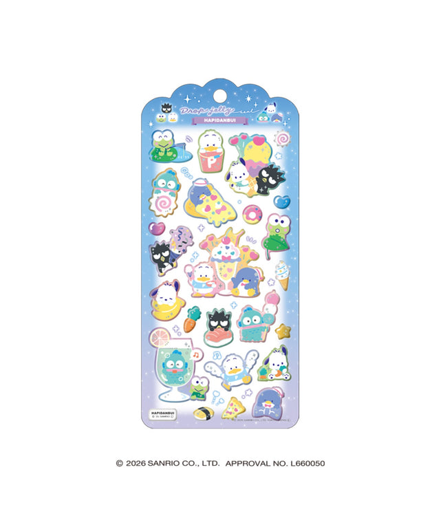 はぴだんぶい ドロップジェリーシール/柄1:はぴだんぶい