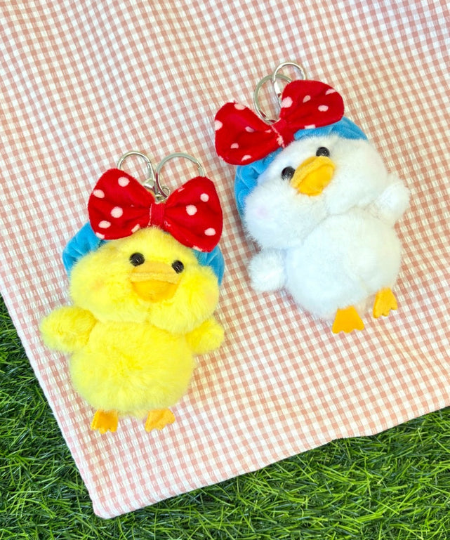 ヘアバンドひよこぬいぐるみキーホルダー