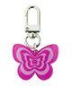 カラフルバタフライキーホルダー/Sピンク