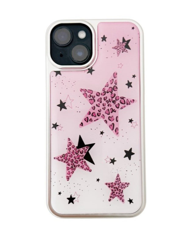 スターレオパードiphoneケース/柄１(iPhone13/14)