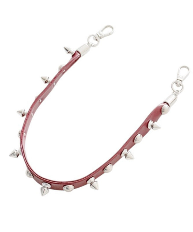 スタッズハンドストラップ/レッド