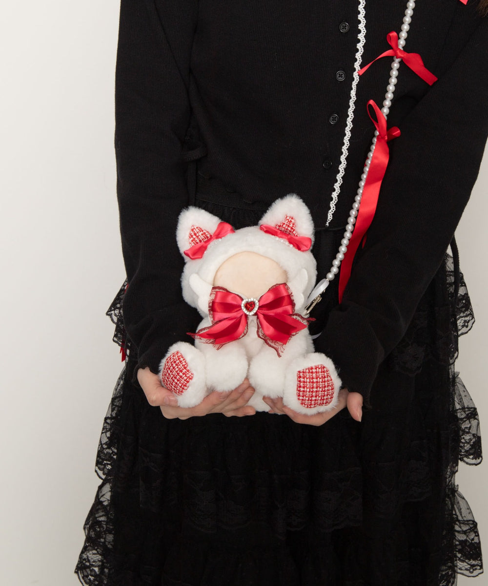 ぬいおすわりにゃんこ15cm