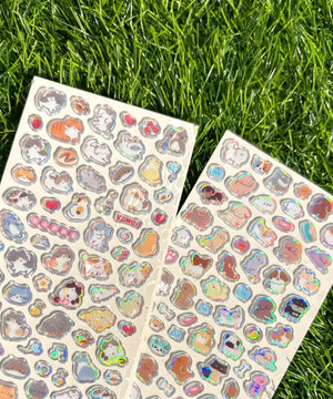 ちびねこちゃんステッカー