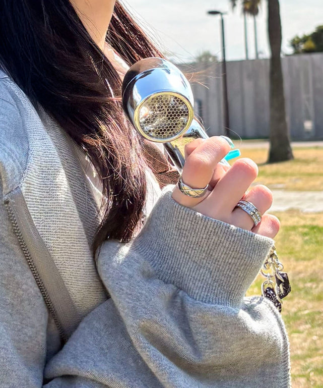 ターボミニハンディファン/シルバー