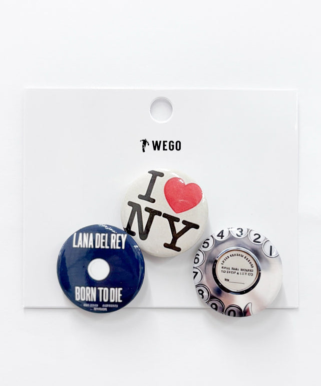 アソート缶バッジセットF｜WEGO（ウィゴー） – WEGO ONLINE STORE