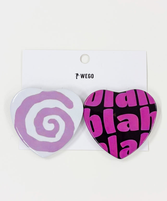 ハートアソート缶バッジセット｜WEGO（ウィゴー） – WEGO ONLINE STORE