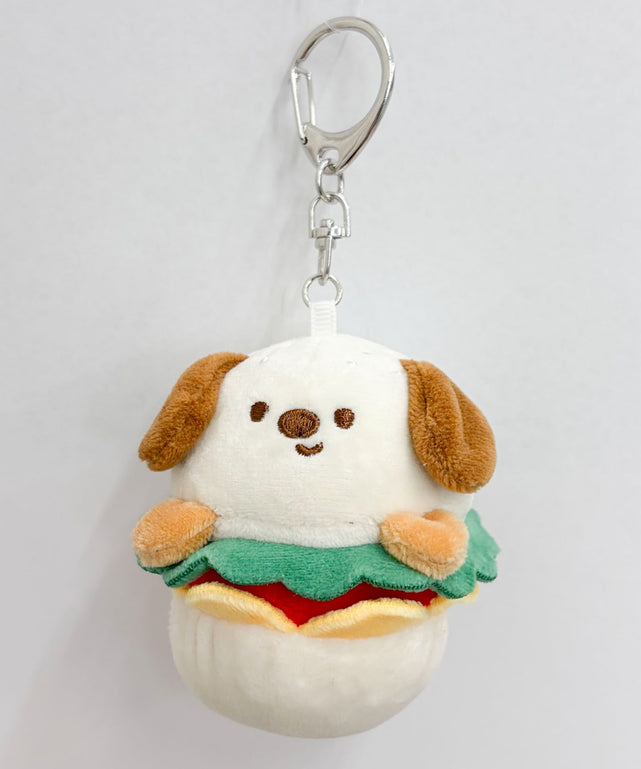 あにまるバーガーぬいぐるみキーホルダー/柄１