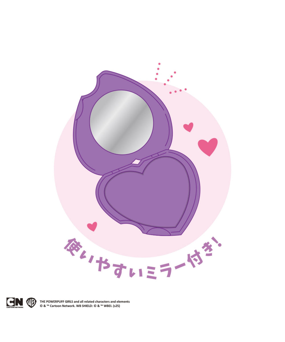 パワーパフ ガールズハート型ミラーコーム