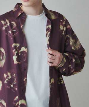 アムンゼン総柄BIGシャツ