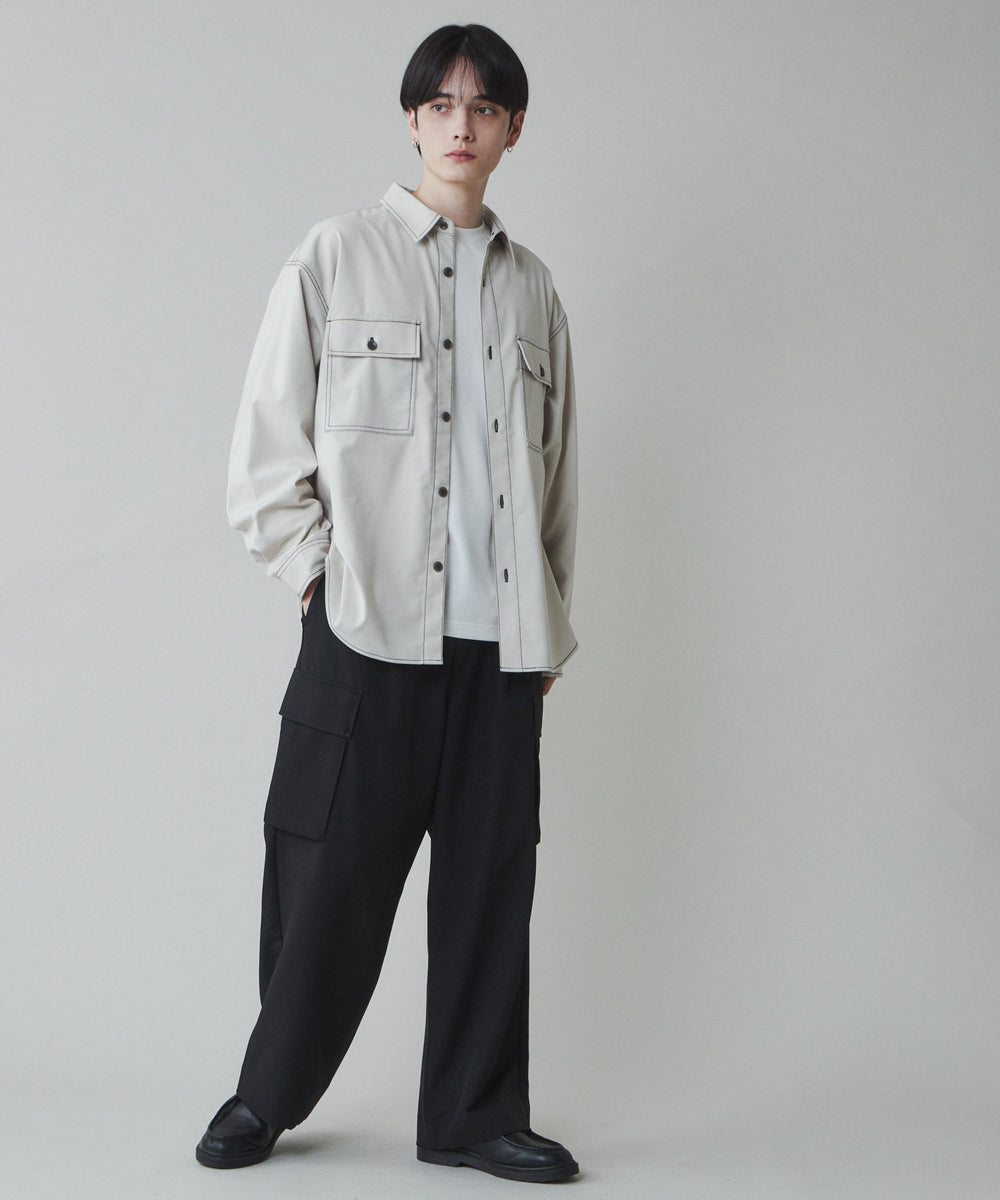 ホワイトアイボリー モデル：180cm L着用