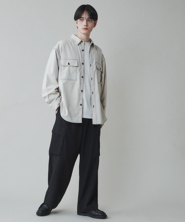 ホワイトアイボリー モデル：180cm L着用