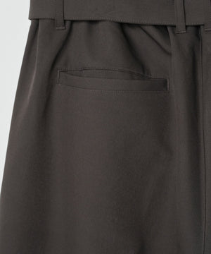 トロミベルト付きワイドスラックス