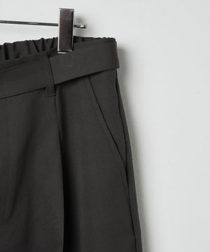 トロミベルト付きワイドスラックス