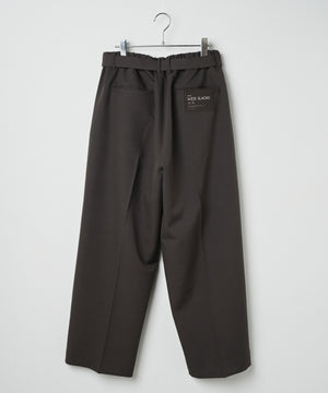 トロミベルト付きワイドスラックス