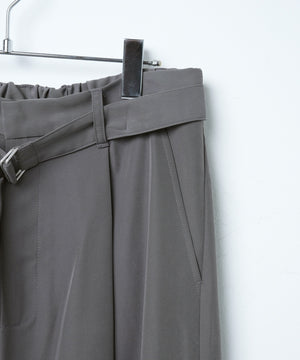 トロミベルト付きワイドスラックス