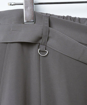 トロミベルト付きワイドスラックス