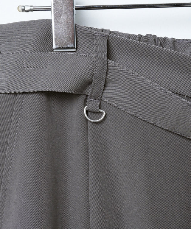 トロミベルト付きワイドスラックス