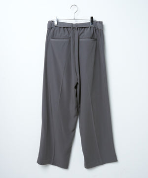トロミベルト付きワイドスラックス