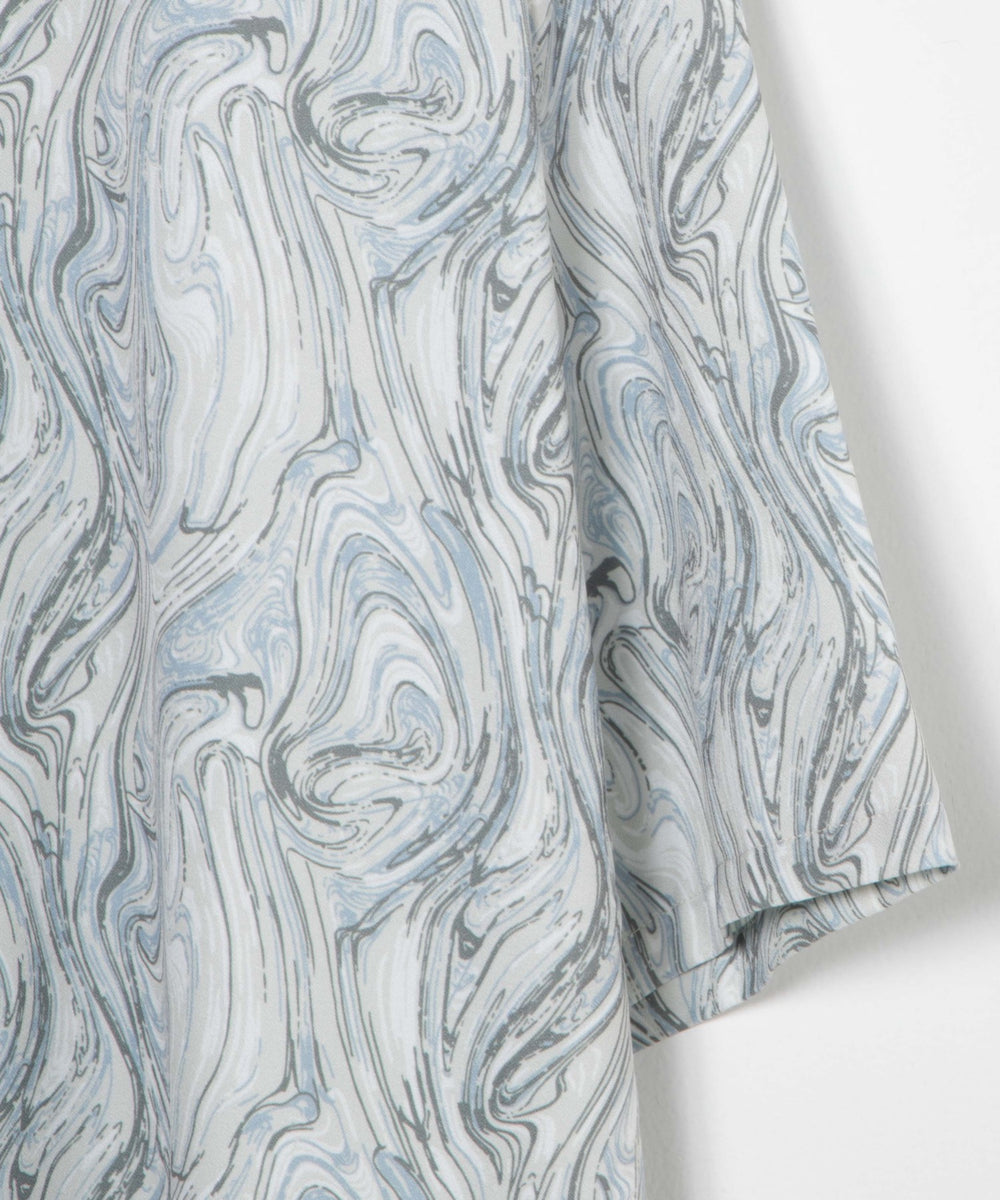 アムンゼン総柄BIGシャツ