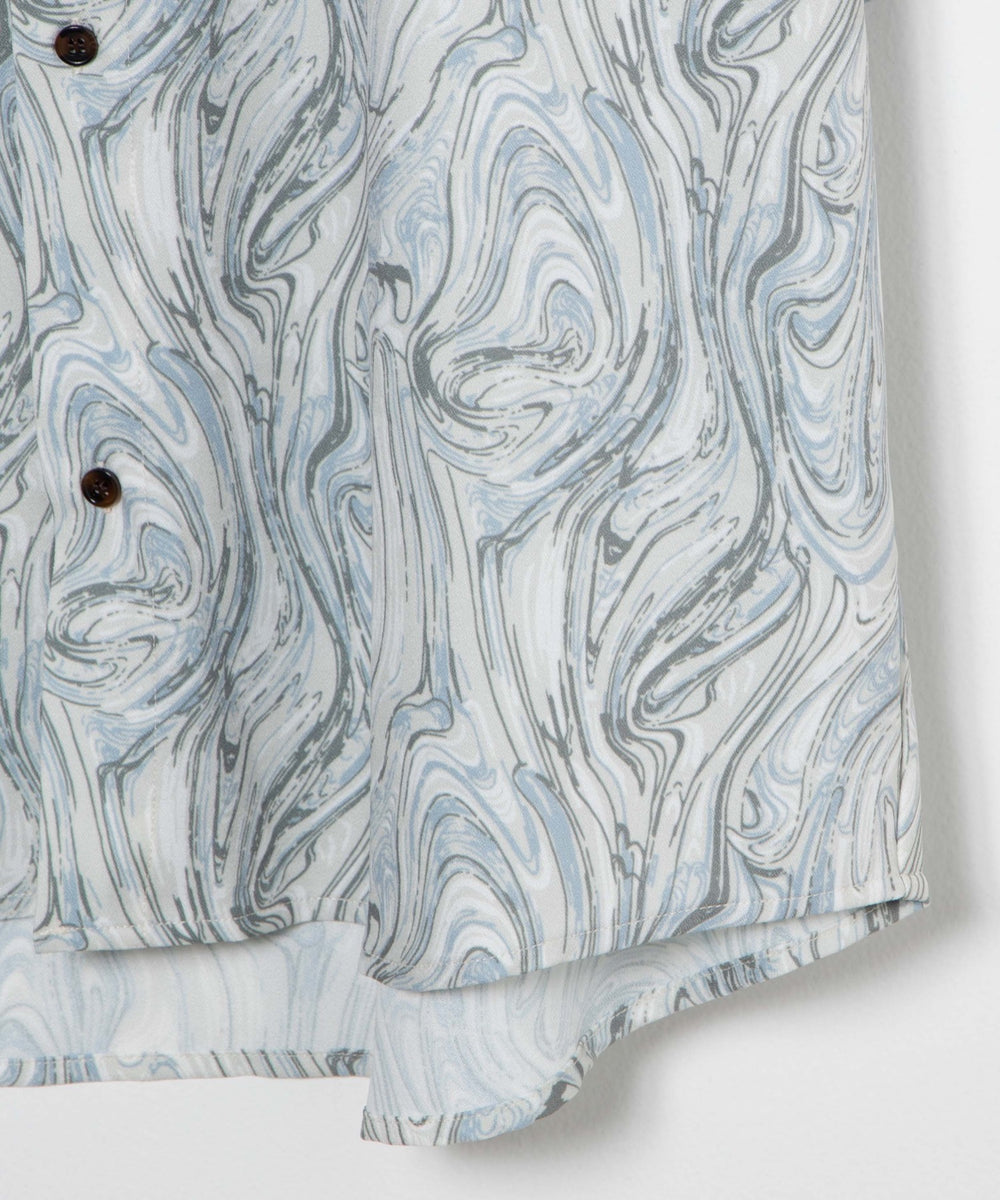 アムンゼン総柄BIGシャツ