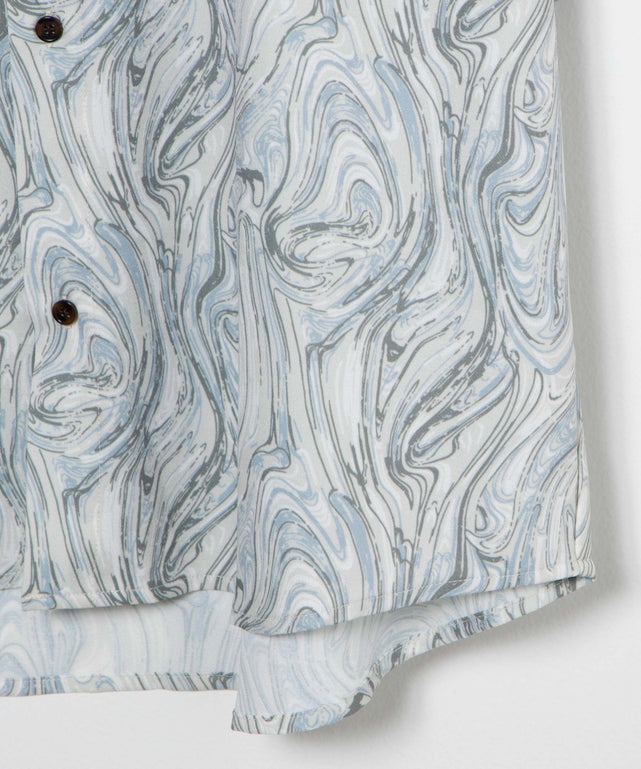 アムンゼン総柄BIGシャツ