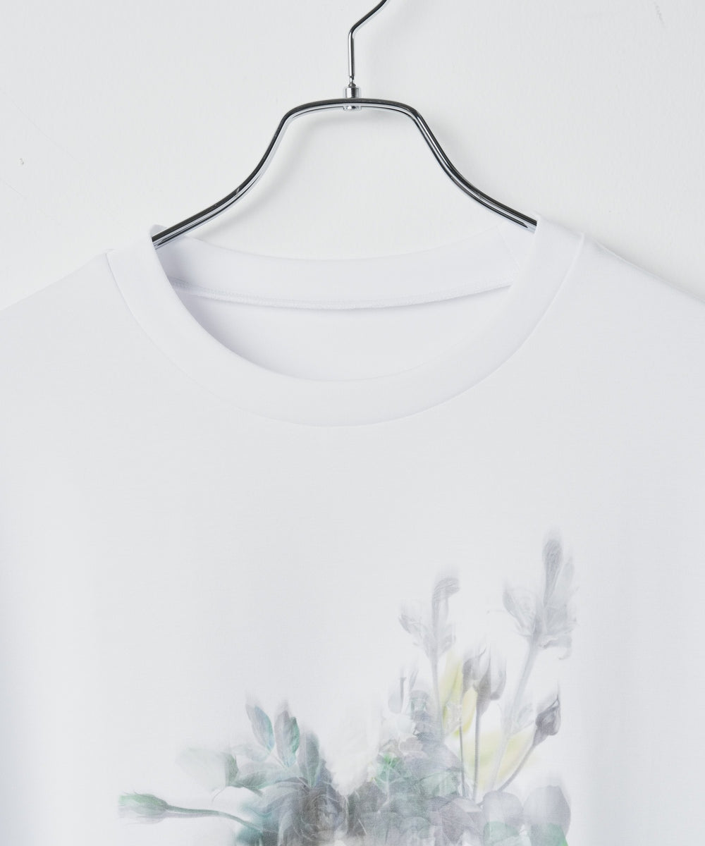 トロミフラワーモチーフドルマンT