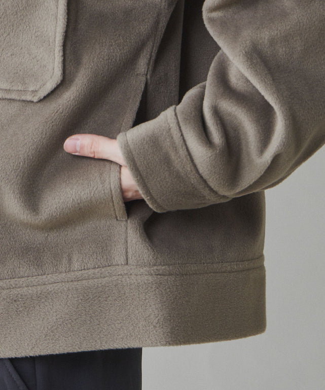 ニットメルトンZIPブルゾン