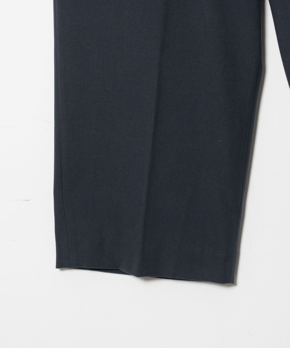 起毛TR　ワイドストレートスラックス