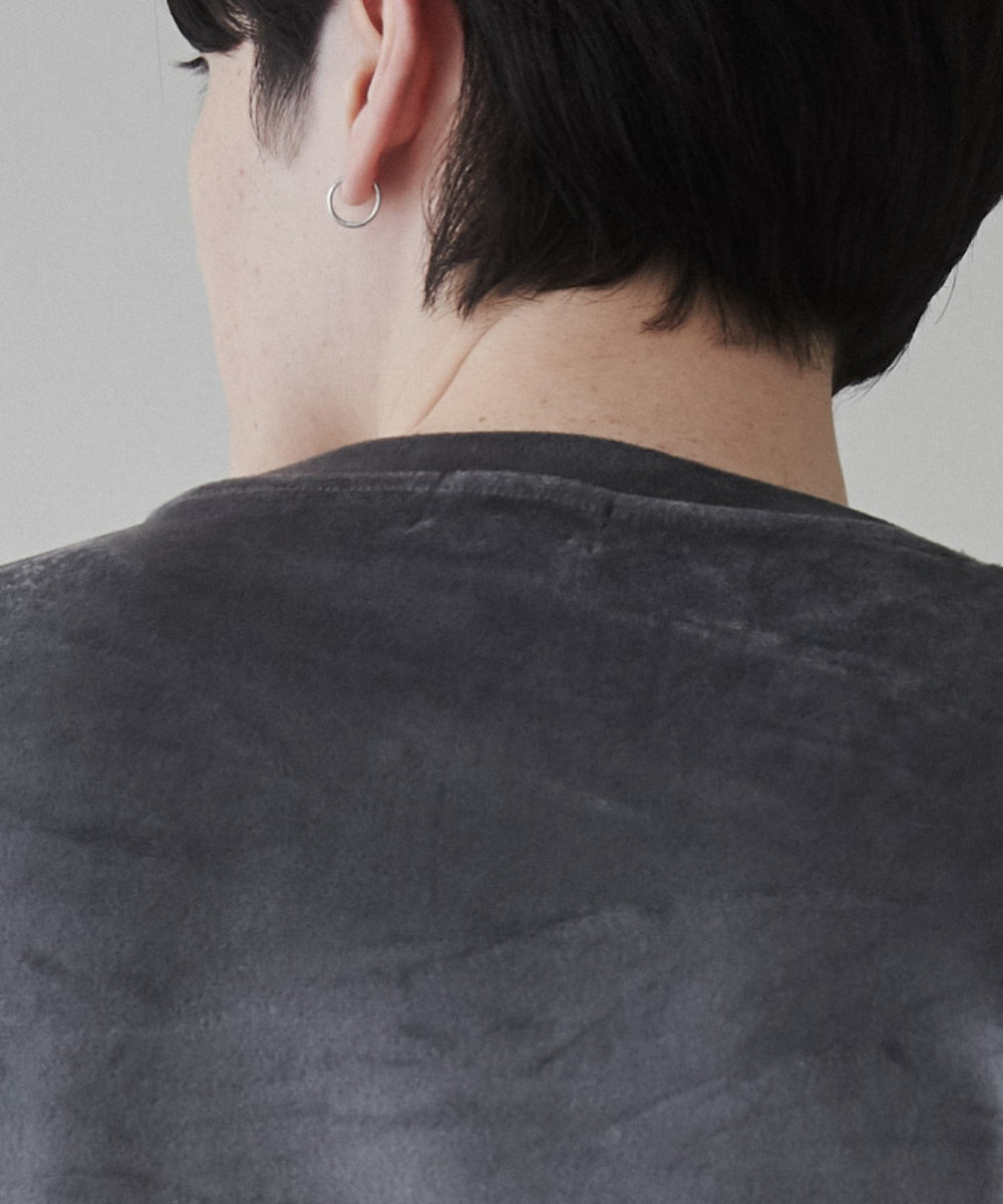 マイクロシャギーワンポイント刺繍PO