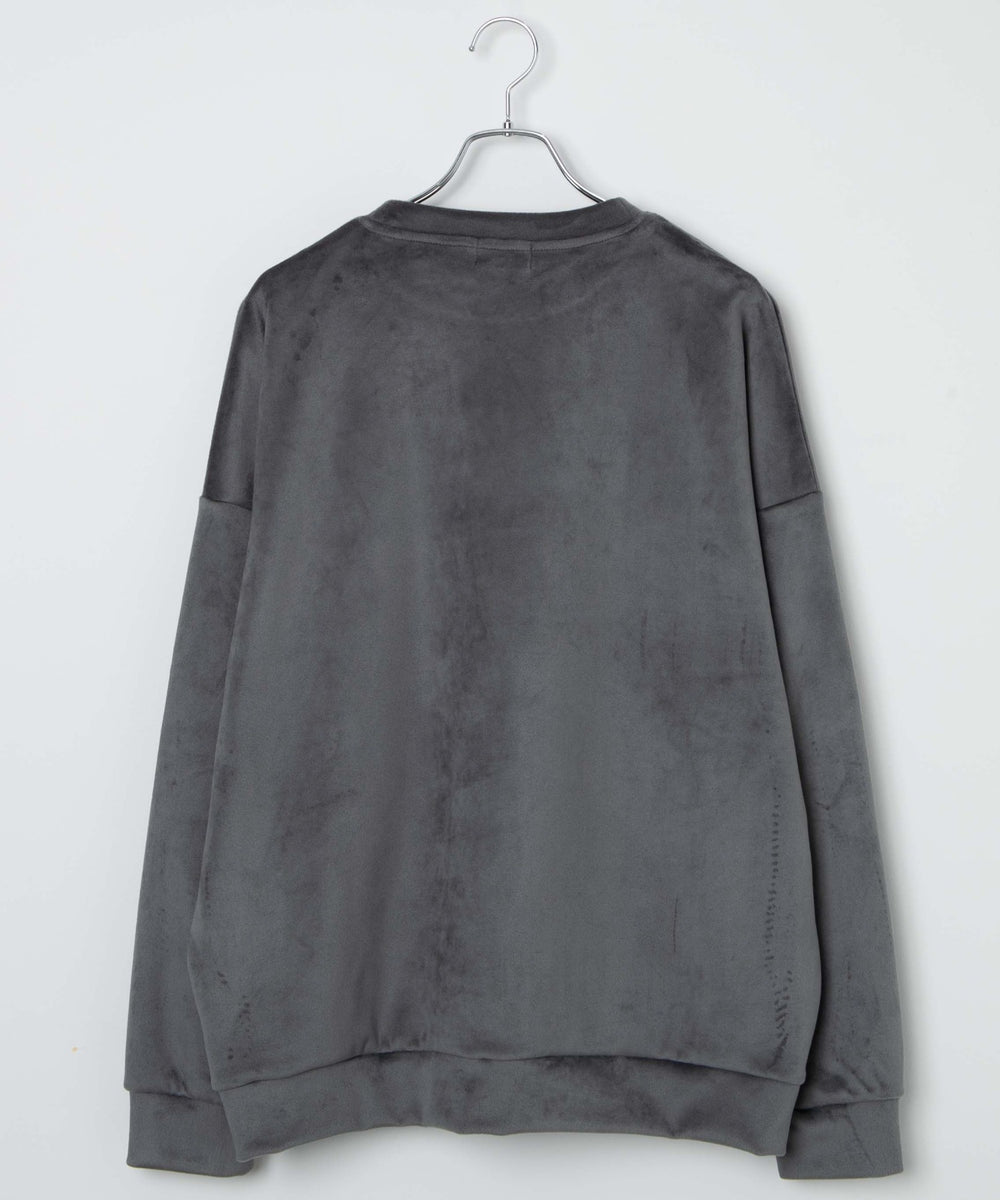 マイクロシャギーワンポイント刺繍PO