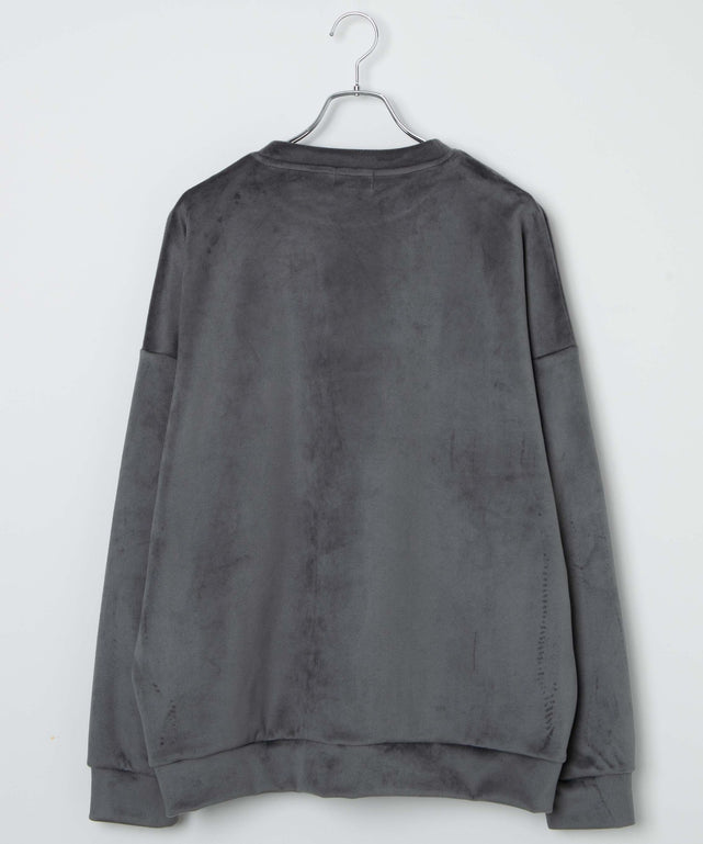 マイクロシャギーワンポイント刺繍PO