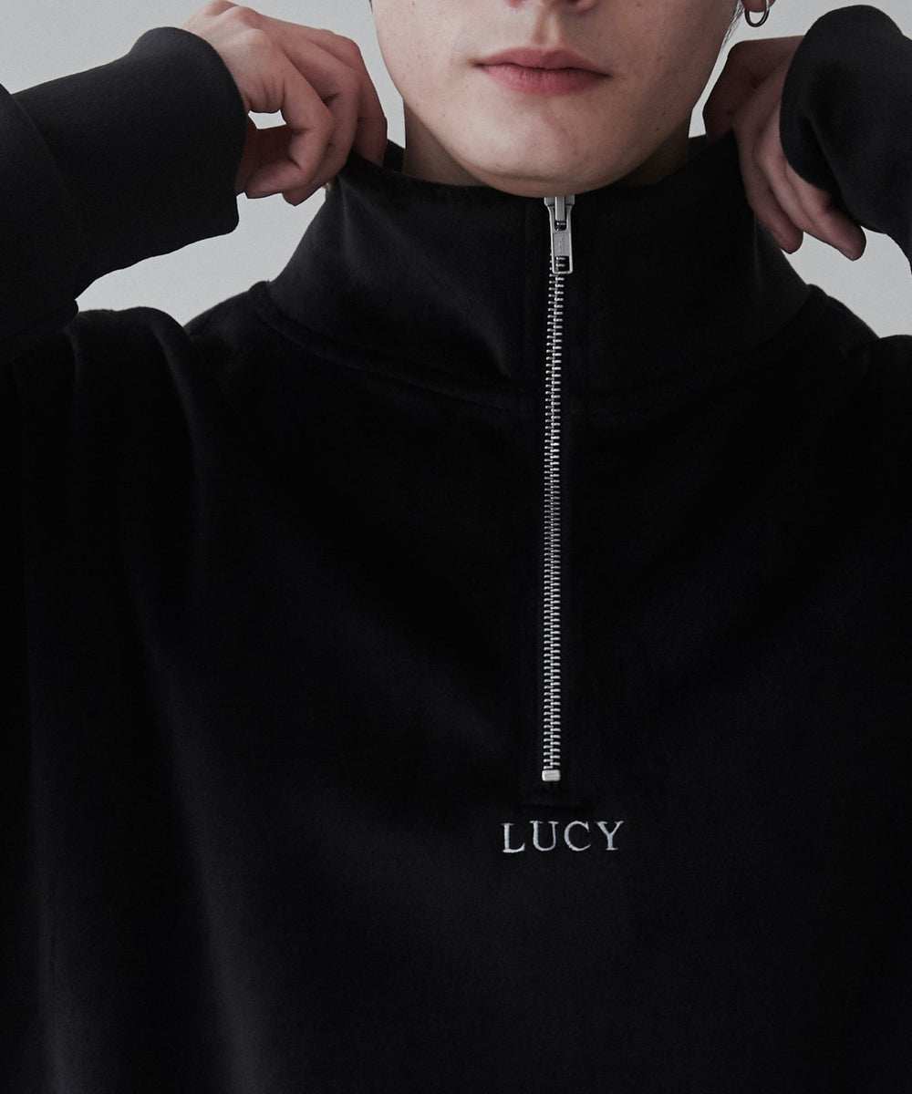 マイクロシャギーハーフジップPO