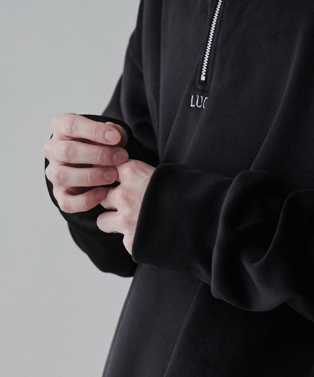 マイクロシャギーハーフジップPO