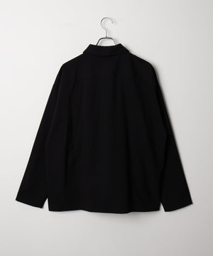 ドライポリハーフZIPシャツ（LS）