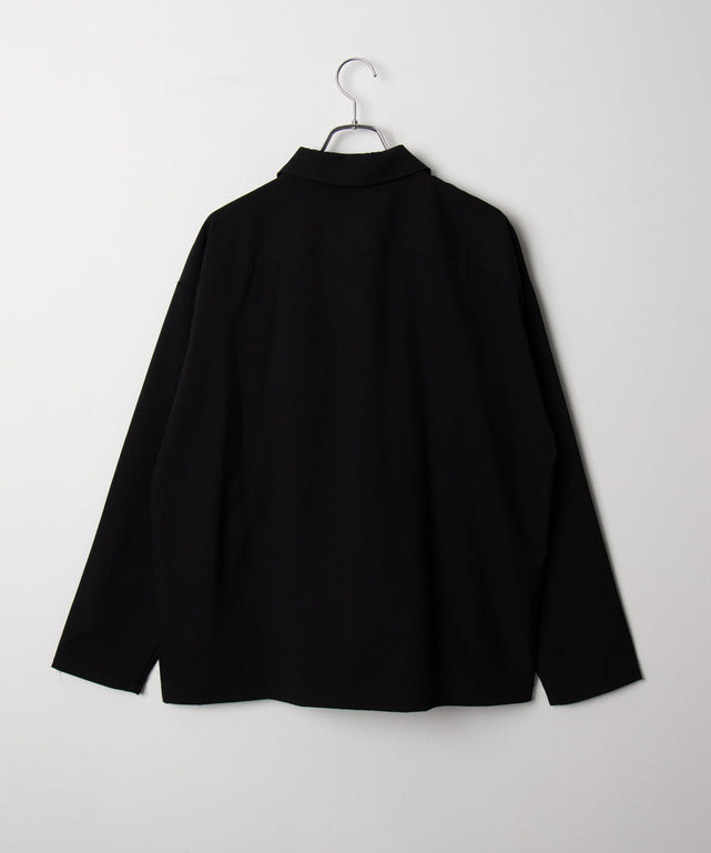 ドライポリハーフZIPシャツ（LS）