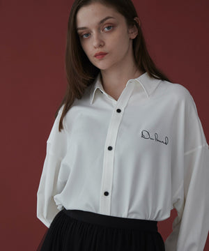 ホワイト モデル：173cm L着用