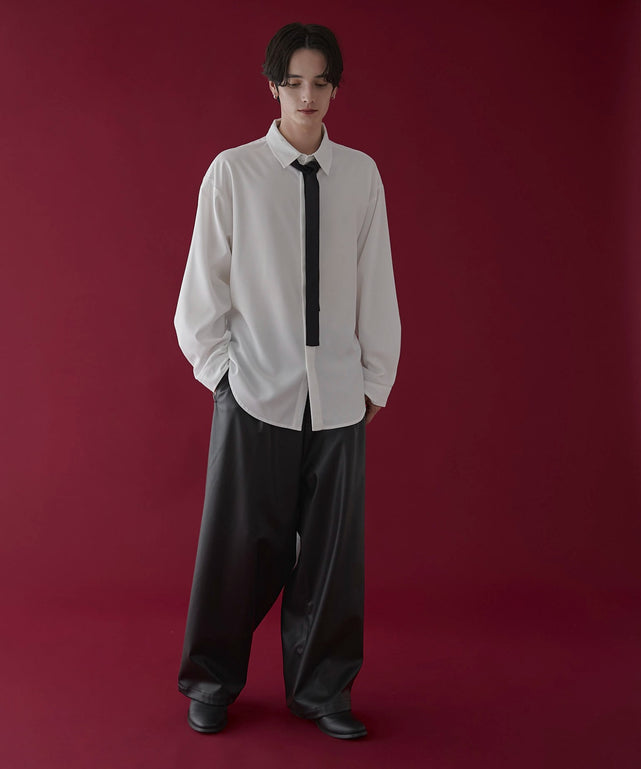 ホワイト　モデル：180㎝　L着用