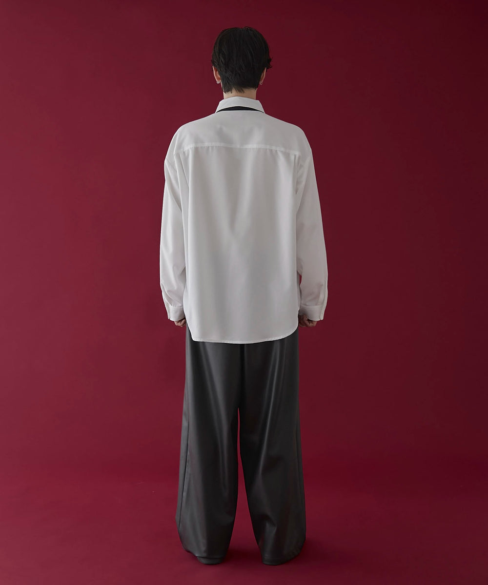 ホワイト　モデル：180㎝　L着用